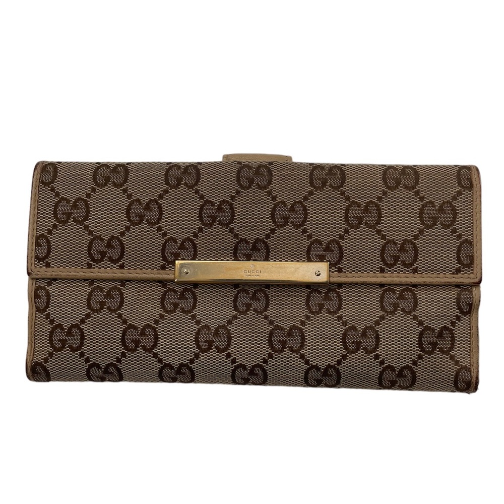 💯 Gucci | Signature Monogram Long Wallet - Picture 3 of 14